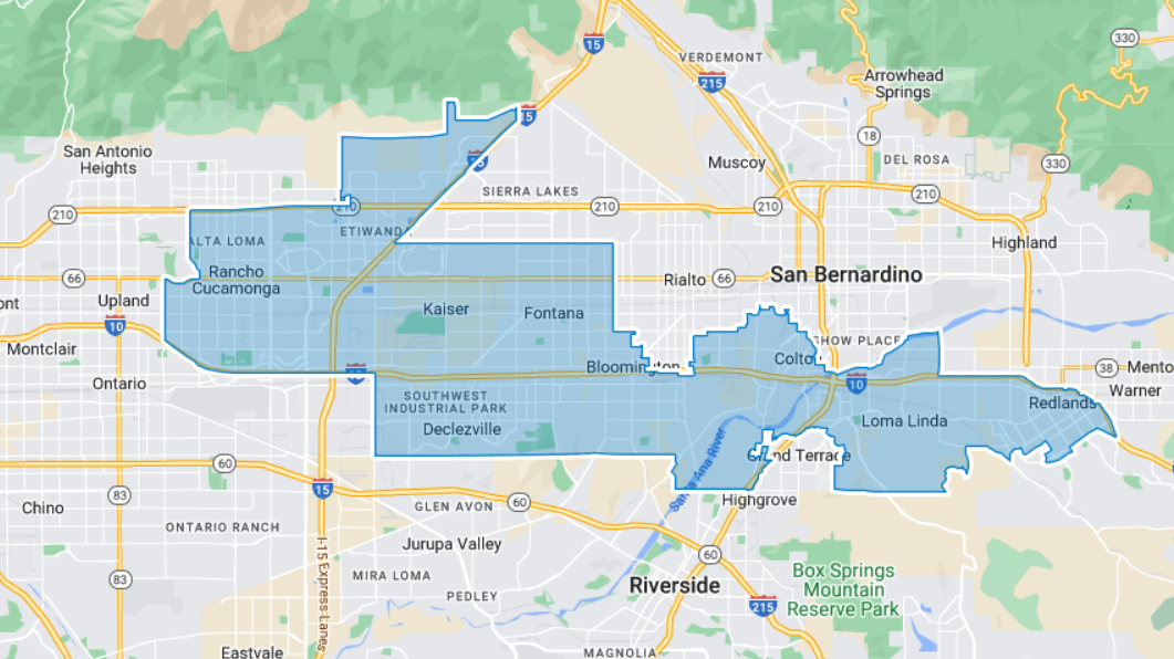 District 50 -- map