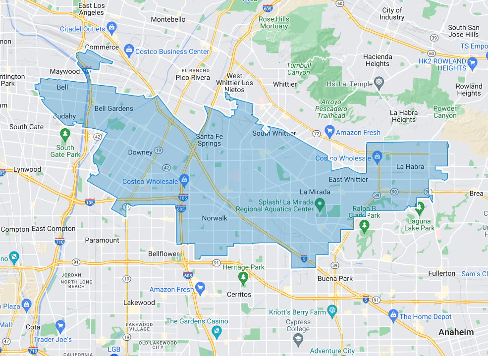 District 64 -- map