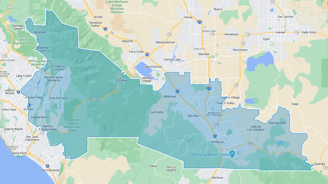 District 71 -- map